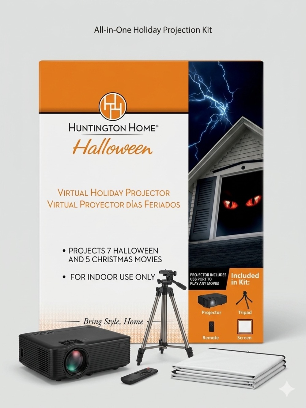 Huntington Home Virtual Holiday Projector Kit